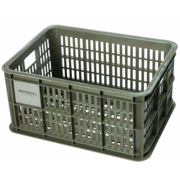 Basil fietskrat S - klein - 17,5 liter - groen