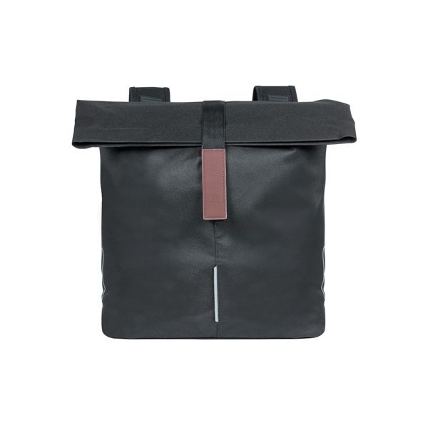 Basil city sac double noir 28-32l 18071