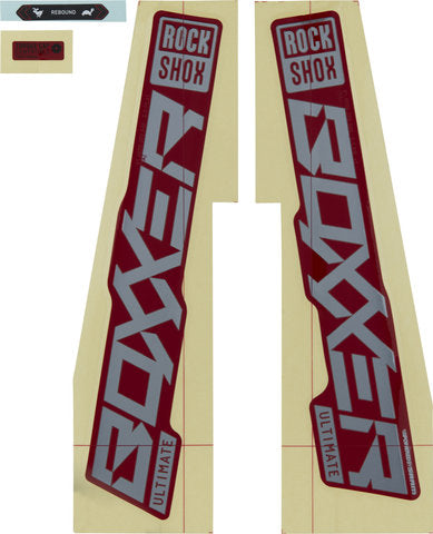 Rockshox sticker set for boxxer ultimate - 2021 model