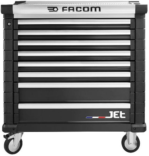 Facom jet gereedschapswagen 8 laden m4 zwart - jet.8nm4a - jet.8nm4a