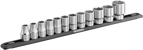 Facom ogv® doppen set | 1 2” 6-kant | 12-delig op rail - s.40egrppb
