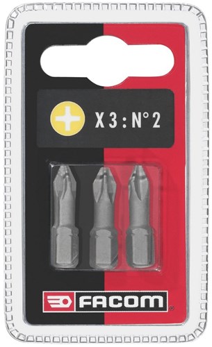 Facom set van 3 bits ep.102t 25 mm ph2 - ep102t.j3