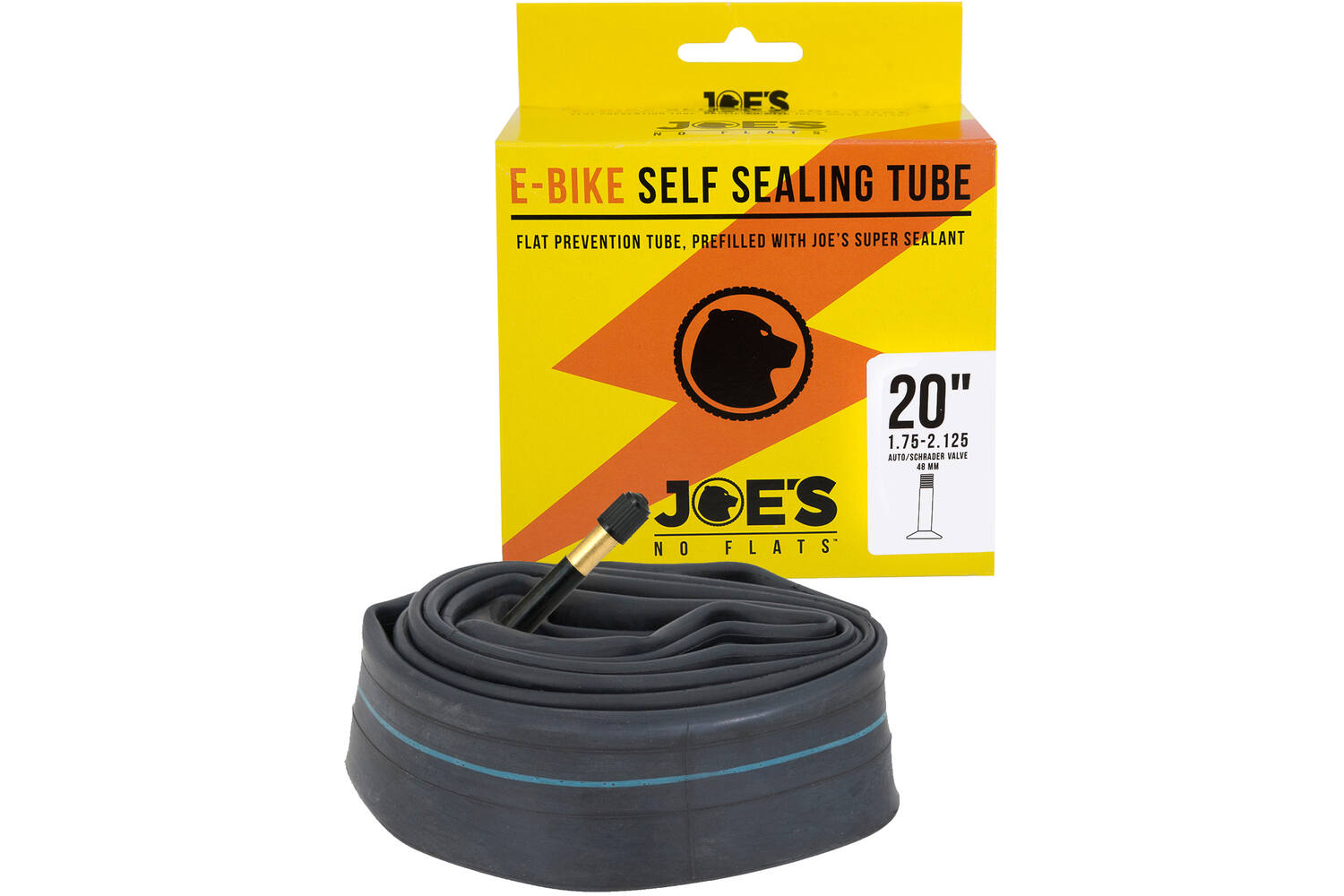 Joe's no flats - binnenband zelfdichtende binnenband av 48mm 20x1.75-2.25 e-bike