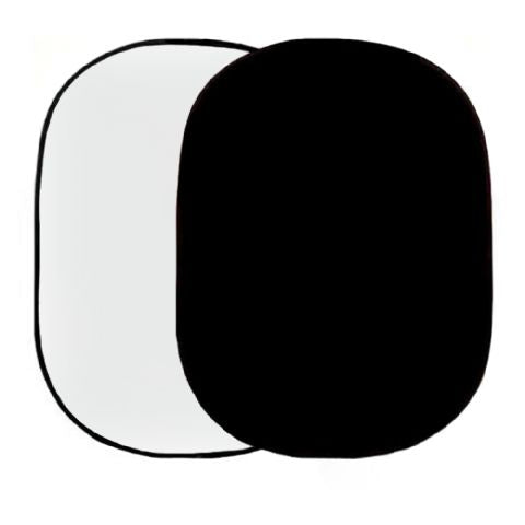 Falcon Eyes Achtergrondbord R-1482WB Wit Zwart 148x200 cm