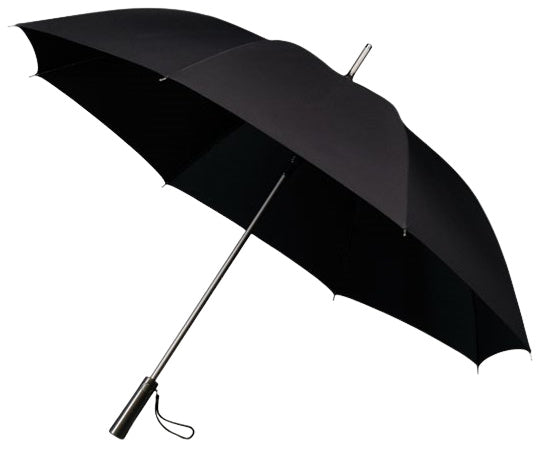 golfparaplu winddicht 125 cm polyester zwart