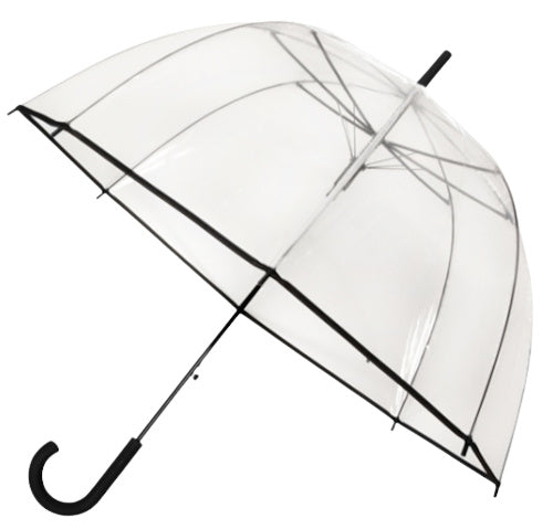 koepelparaplu 85 cm staal glasvezel transparant