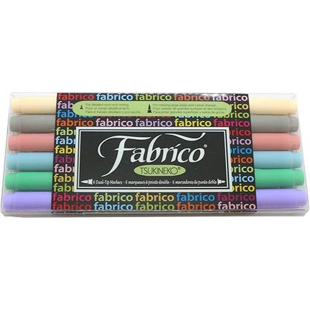 Tsukineko • versacraft fabrico markers pastel 6st.