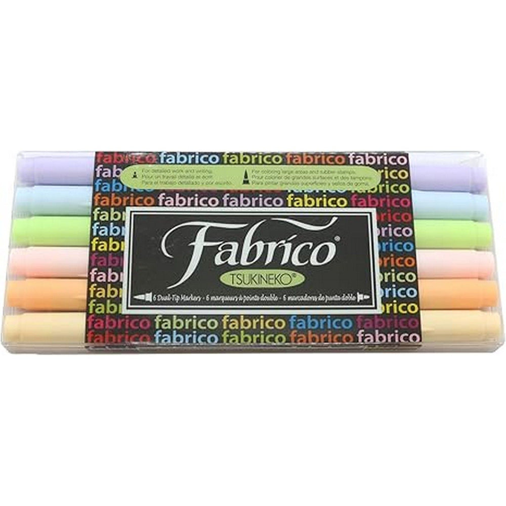 Tsukineko • versacraft fabrico markers sorbet 6st.