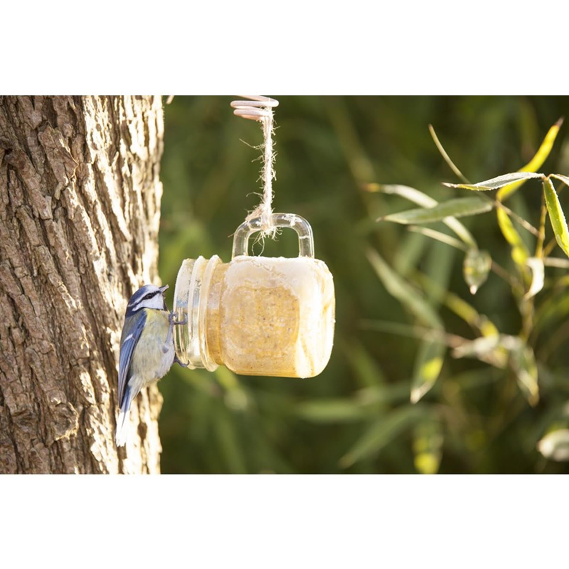 Beste voor vogels pindakaas in tuinmok assorti