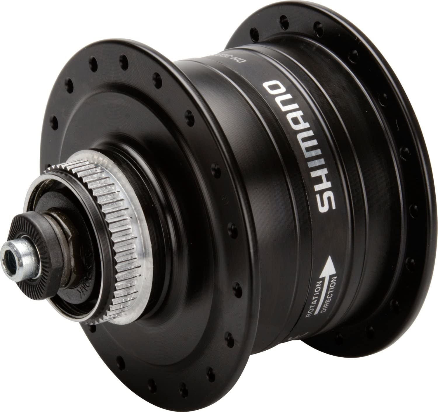 Shimano dh-3d37-qr naafdynamo 32g uitval schijf 6v 3 watt zwart