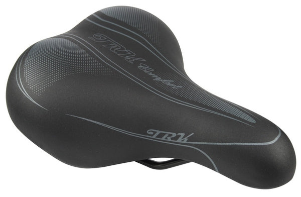 Qtcycletech cycle tech ddk trk comfort zadel zwart grijs blister 0300970