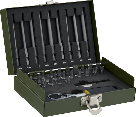 Proxxon 1 4 precision mechanic's set w micro bit ratchet - 36 pieces