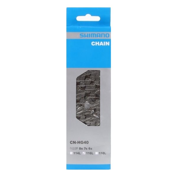 Shimano HG40 Ketting 6 7 8v 116 Schakels - Grijs