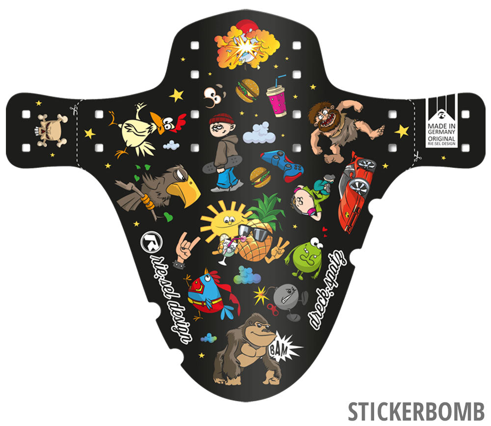 Rie:sel design dirt:spatz front mudguard | doodle