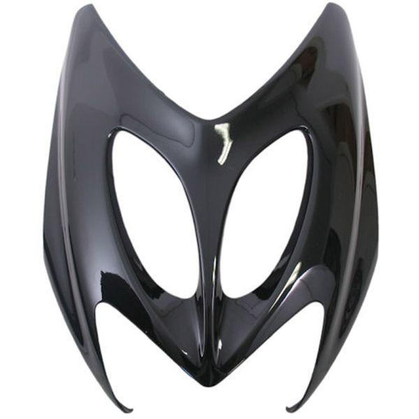 Edge voorfront boven yamaha aerox bj. 2014 zwart metallic