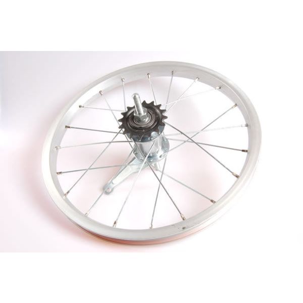 Achterwiel 16 x 1.75 aluminium met favorit remnaaf
