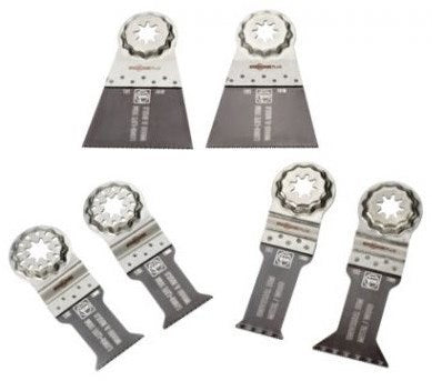 Fein invalzaagbladen set | best of e-cut starlock | hout metaal | 6-delig - 35222967030