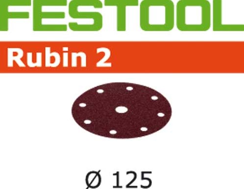 Festool accessoires schuurschijven stf d125 8 p80 ru2 50 - 499095