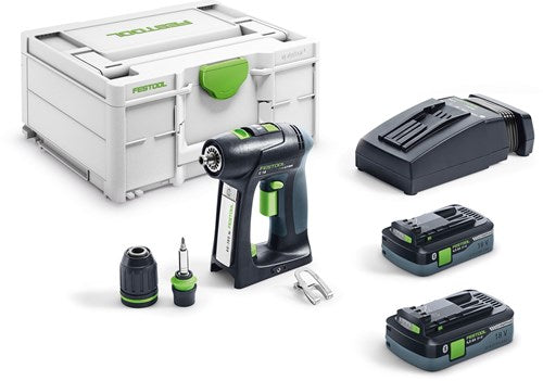 Festool accu schroefboormachine c18 hpc 4.0 i-plus