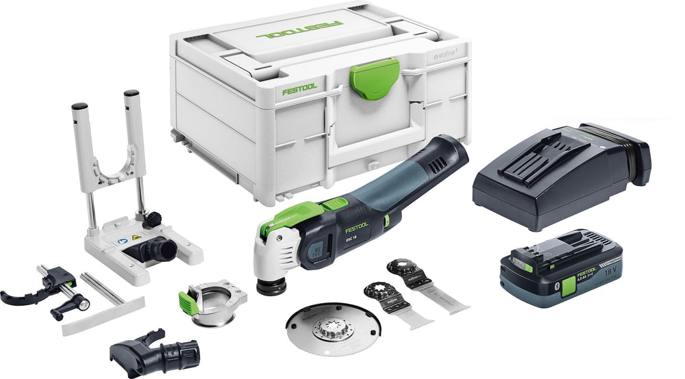 Festool osc 18 hpc 4,0 ei-set vecturo oscillerende accu multitool - 576593