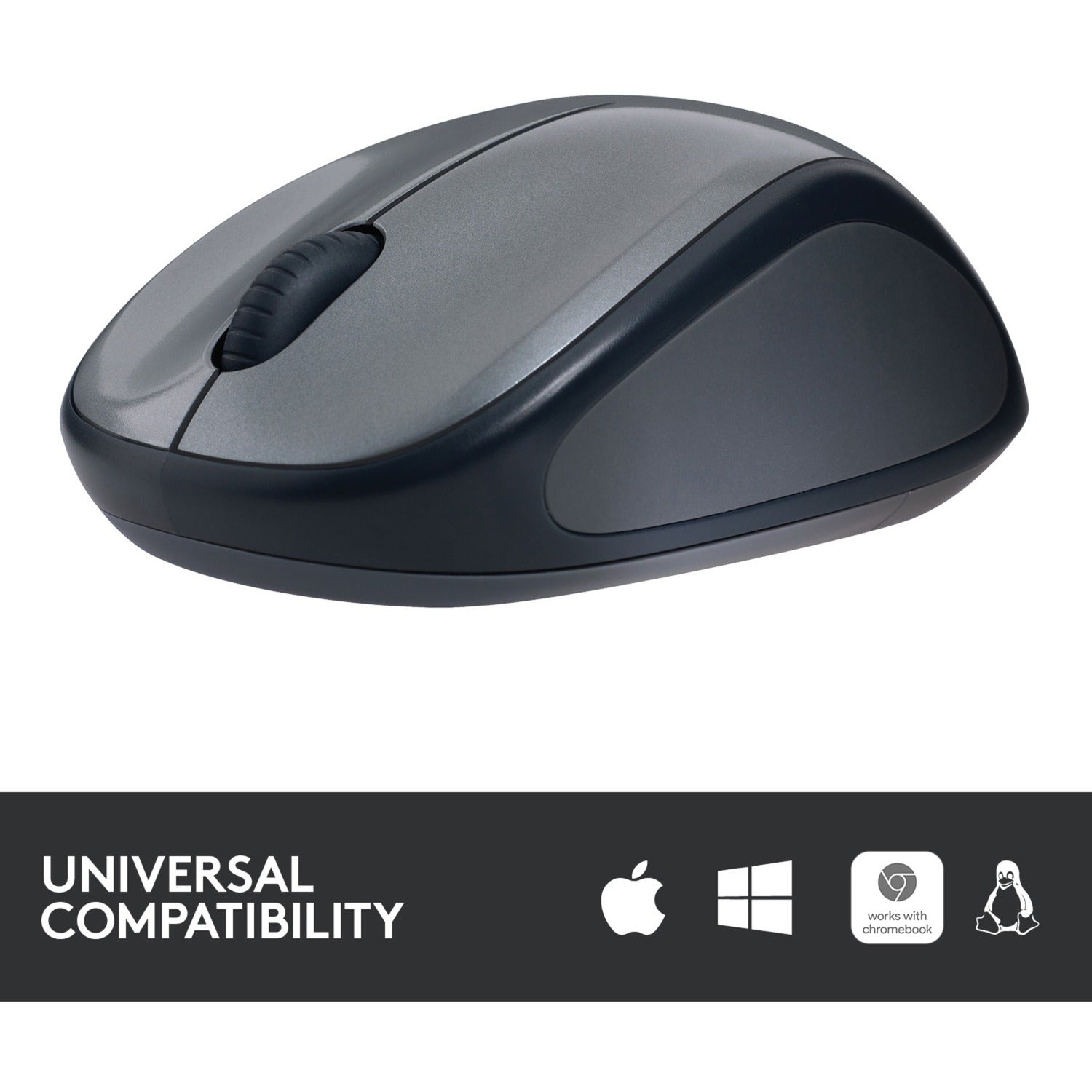 Muis draadloos logitech m325 grijs