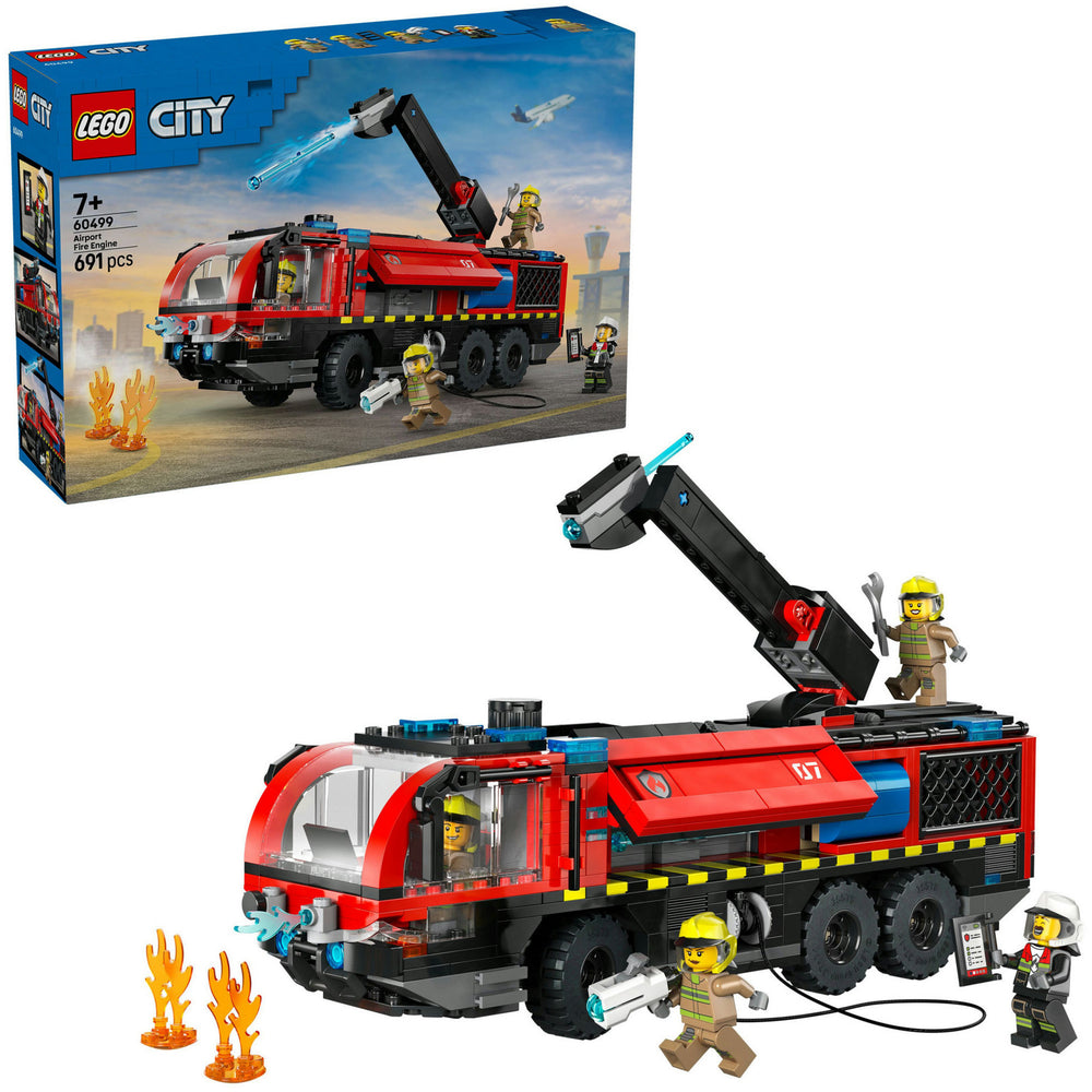 Lego city - luchthaven brandweertruck constructiespeelgoed (60499)