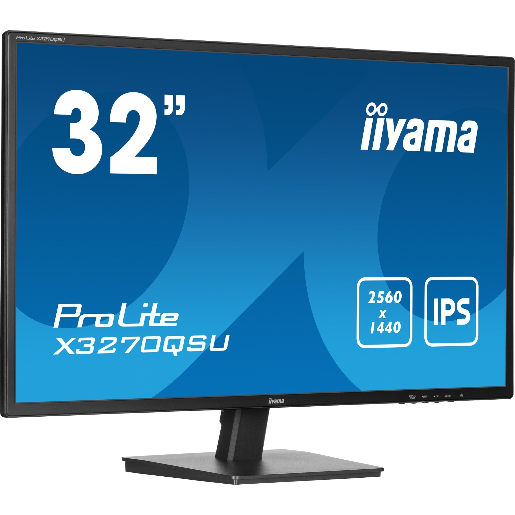 Iiyama prolite x3270qsu-b1 31.5 monitor (zwart, 2x hdmi, displayport, 3x usb-a)