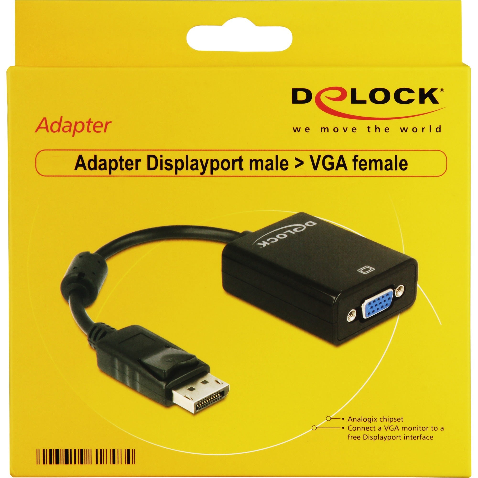 DeLOCK DeLOCK-adapter DisplayPort 1.1 > VGA