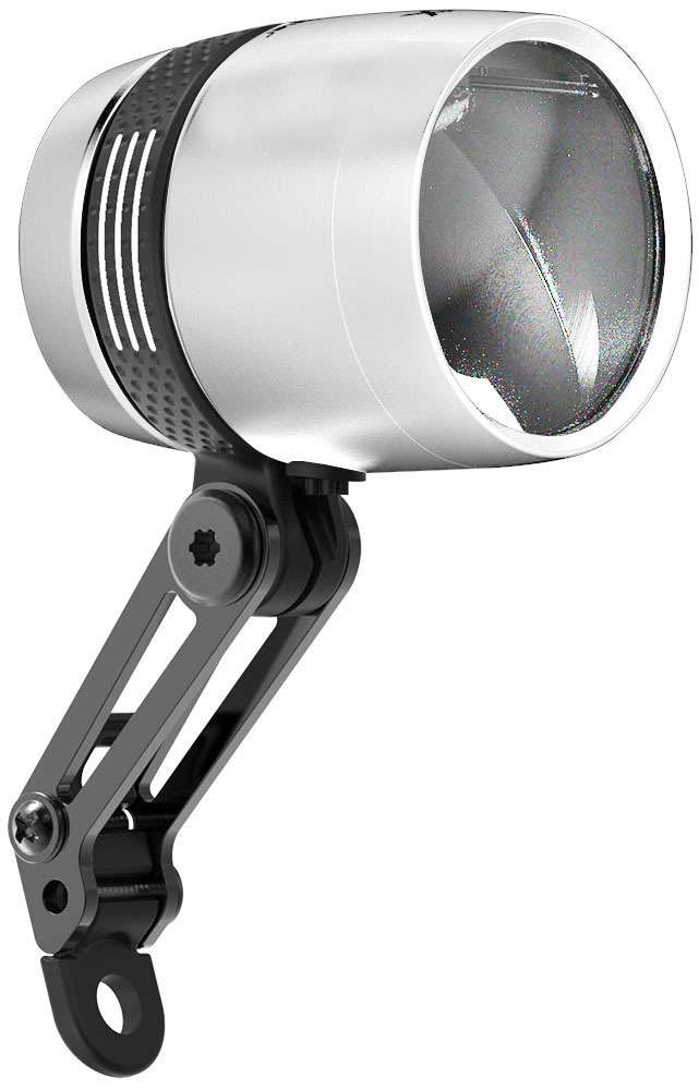 Phare Bumm Lumotec IQ-X 100 lux hub dynamo argent