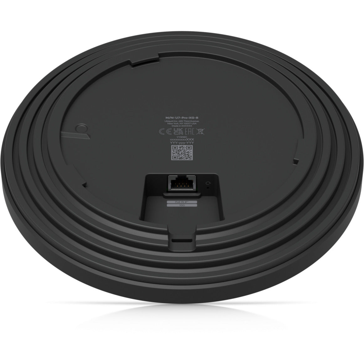 Ubiquiti unifi u7 pro xg access point (zwart, poe+ (30 watt))