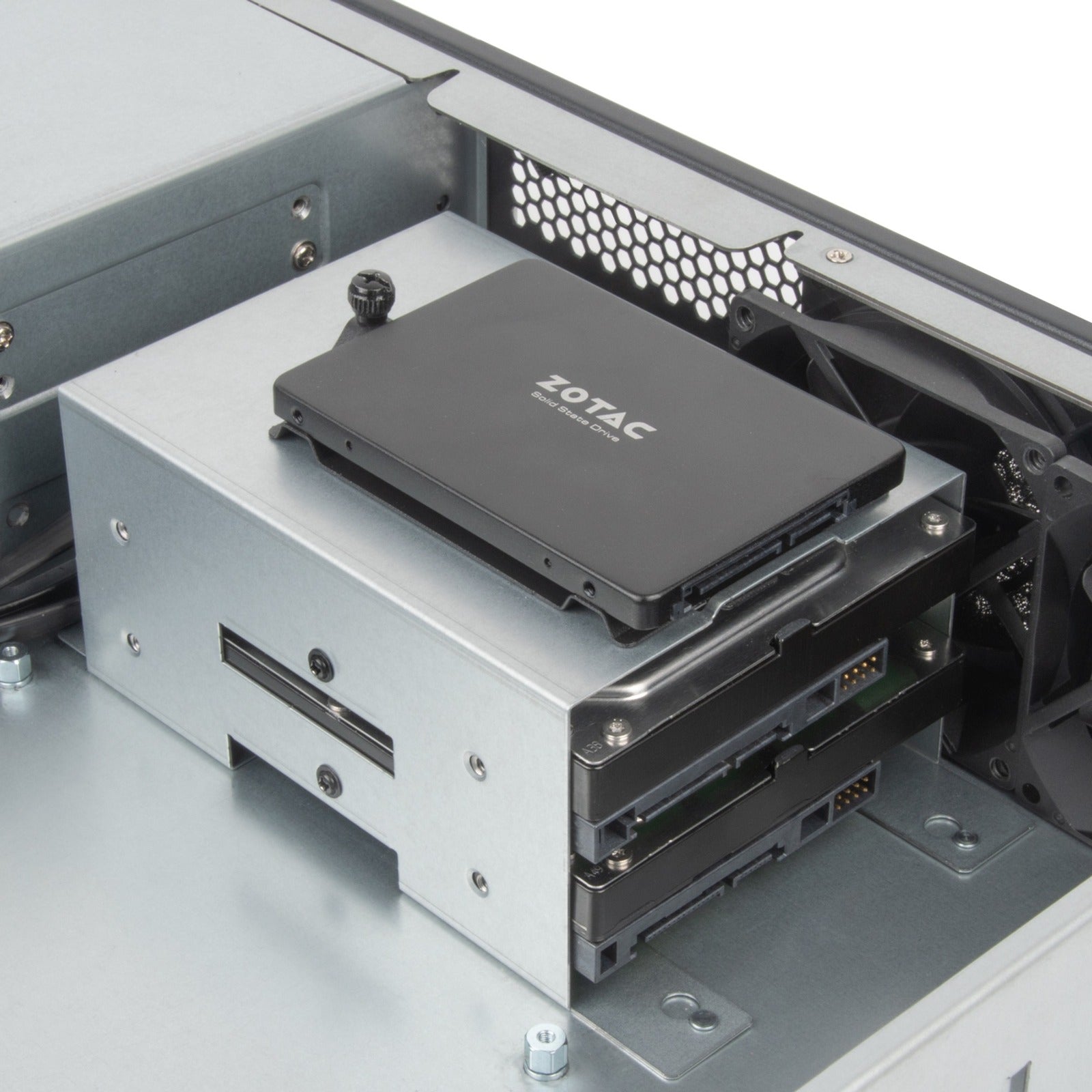 Silverstone rm23-502-mini rack behuizing (grijs zwart)