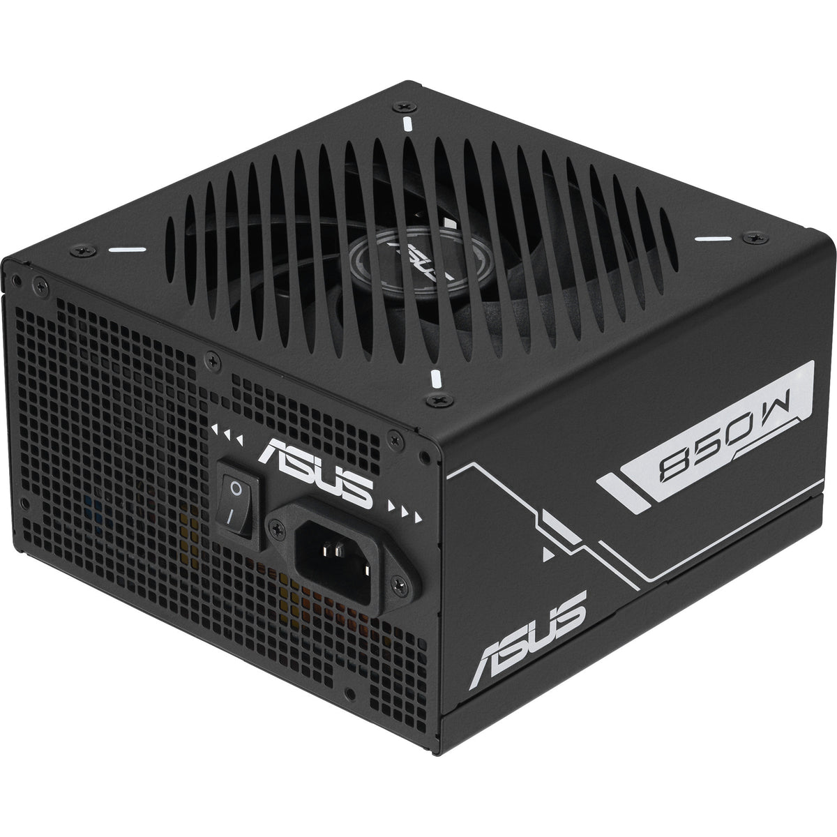 Asus prime gold black edition modulaire 850 watt voeding (zwart, 1x 12v-2x6, 3x pcie)