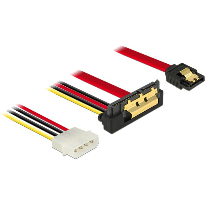 DeLOCK DeLOCK SATA 7-pins + Molex 4-pins stroomstekker > SATA 22-pins
