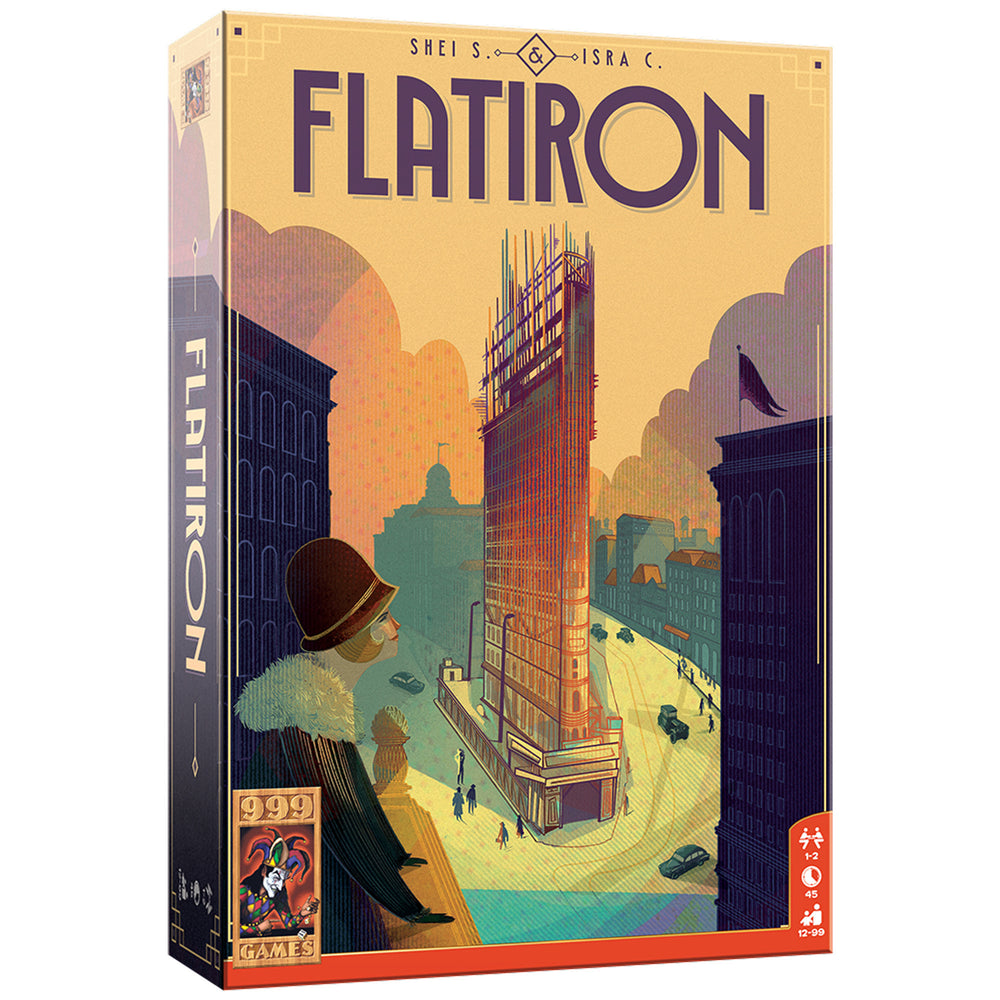 999games 999 games flatiron bordspel (nederlands, 1 - 2 spelers, 45 minuten, vanaf 12 jaar)