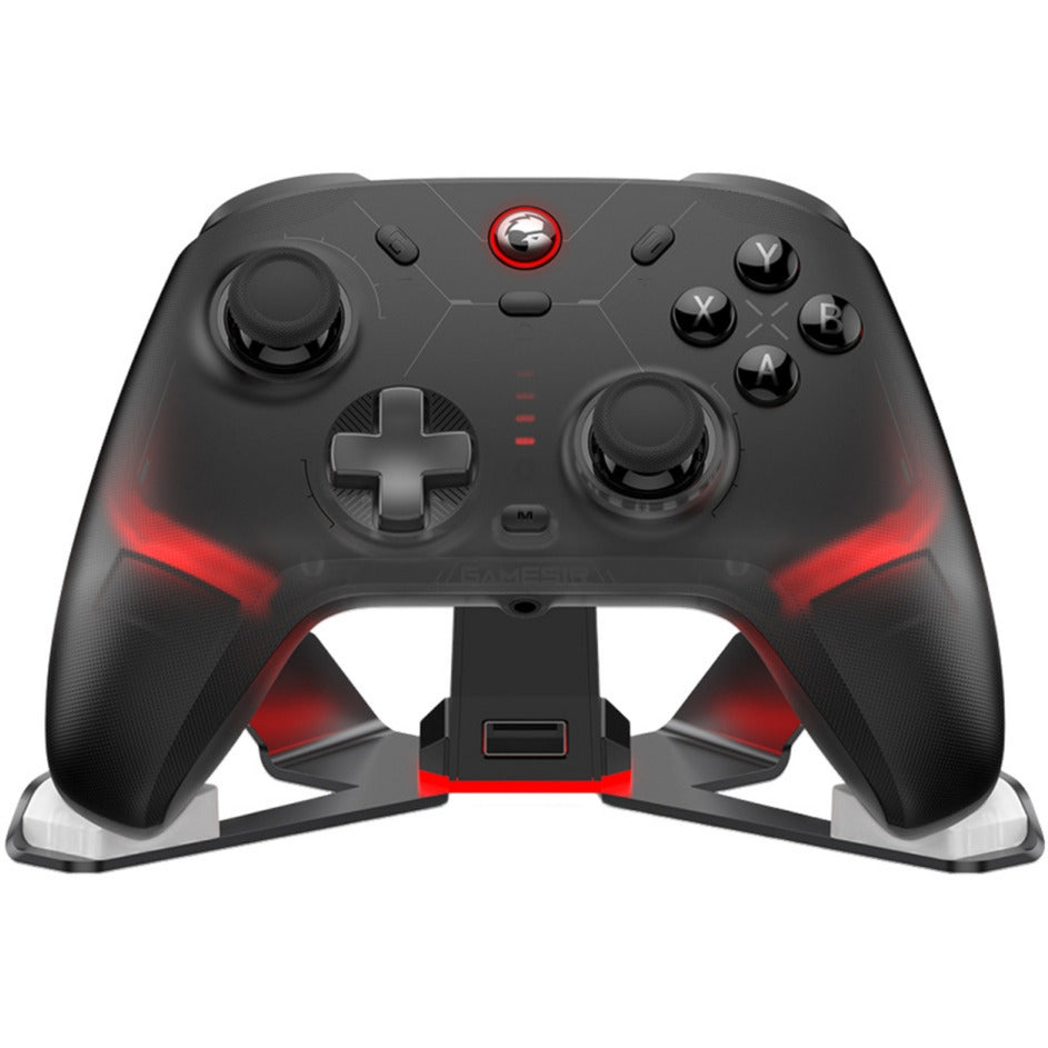 Gamesir cyclone 2 multiplatform controller - shadow black (zwart rood, usb 2,4 ghz bluetooth, switch, android, ios, pc)