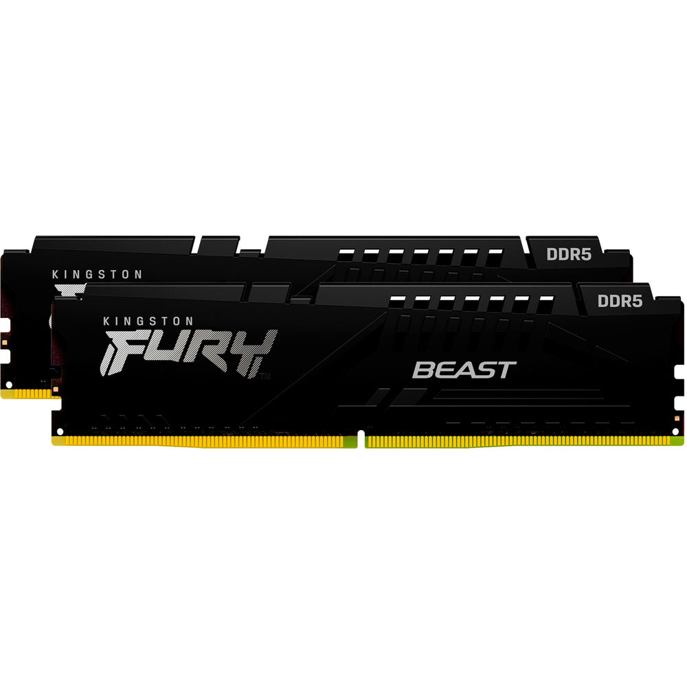 Kingston fury beast 64 gb ddr5-6000 (2x 32 gb) werkgeheugen (zwart, kf560c30bbek2-64, xmp 3.0, expo 1.1)
