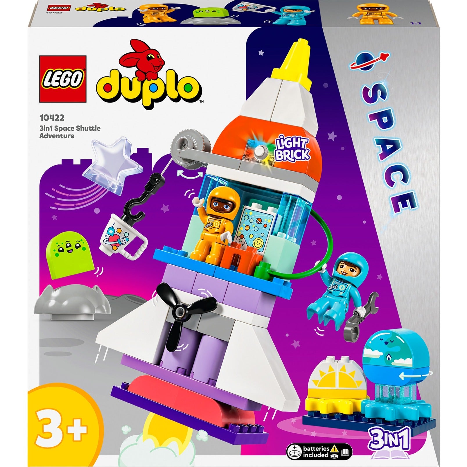 Lego duplo - 3-in-1 ruimteavontuur constructiespeelgoed (10422)