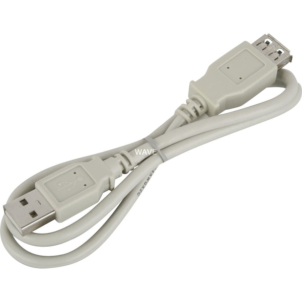 Goobay usb 2.0 verlengkabel (grijs, 0,6 meter)