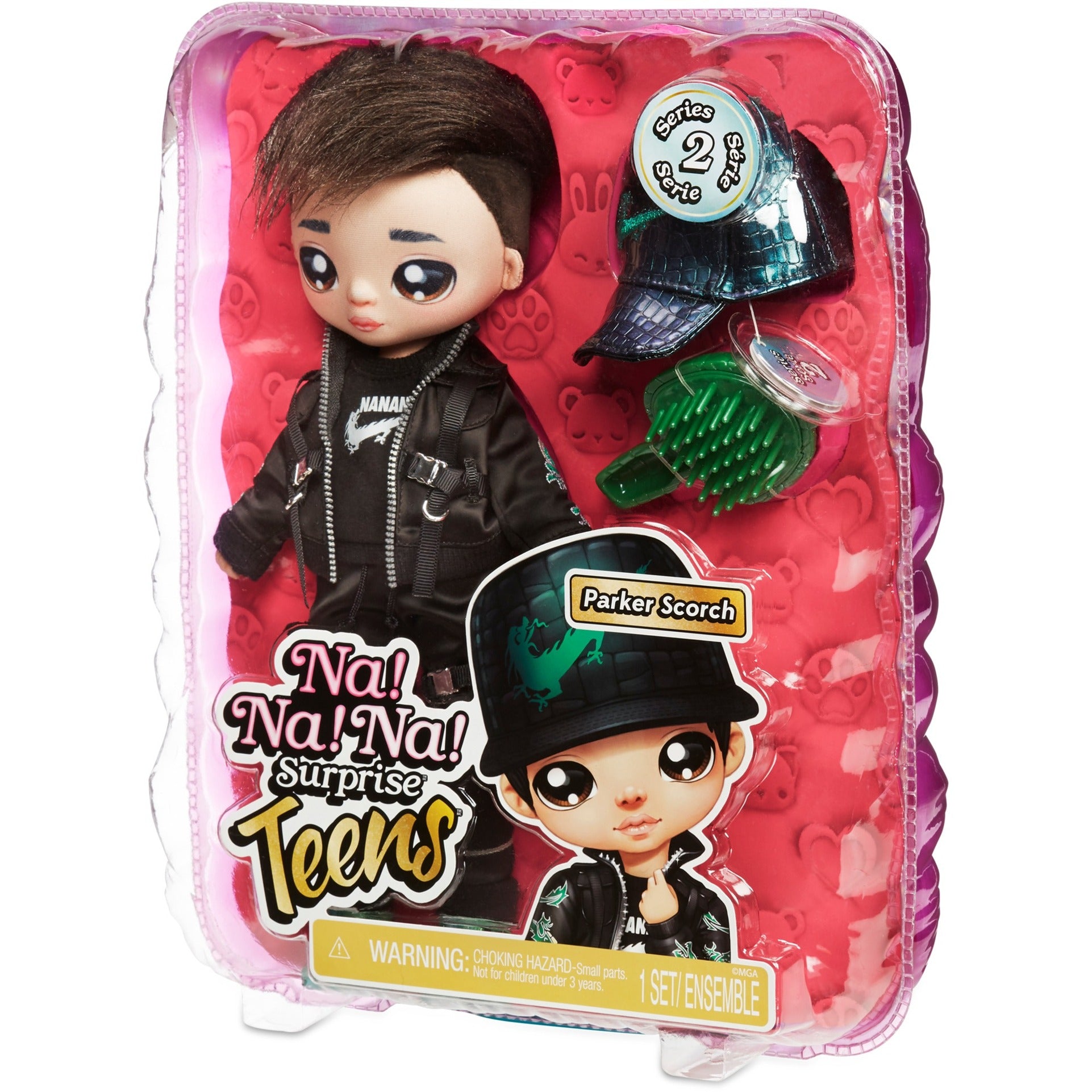 Mga Entertainment! Na! Na! Na! Surprise Teens Fashion Doll - Parker Scorch (Dragon Boy) Pop