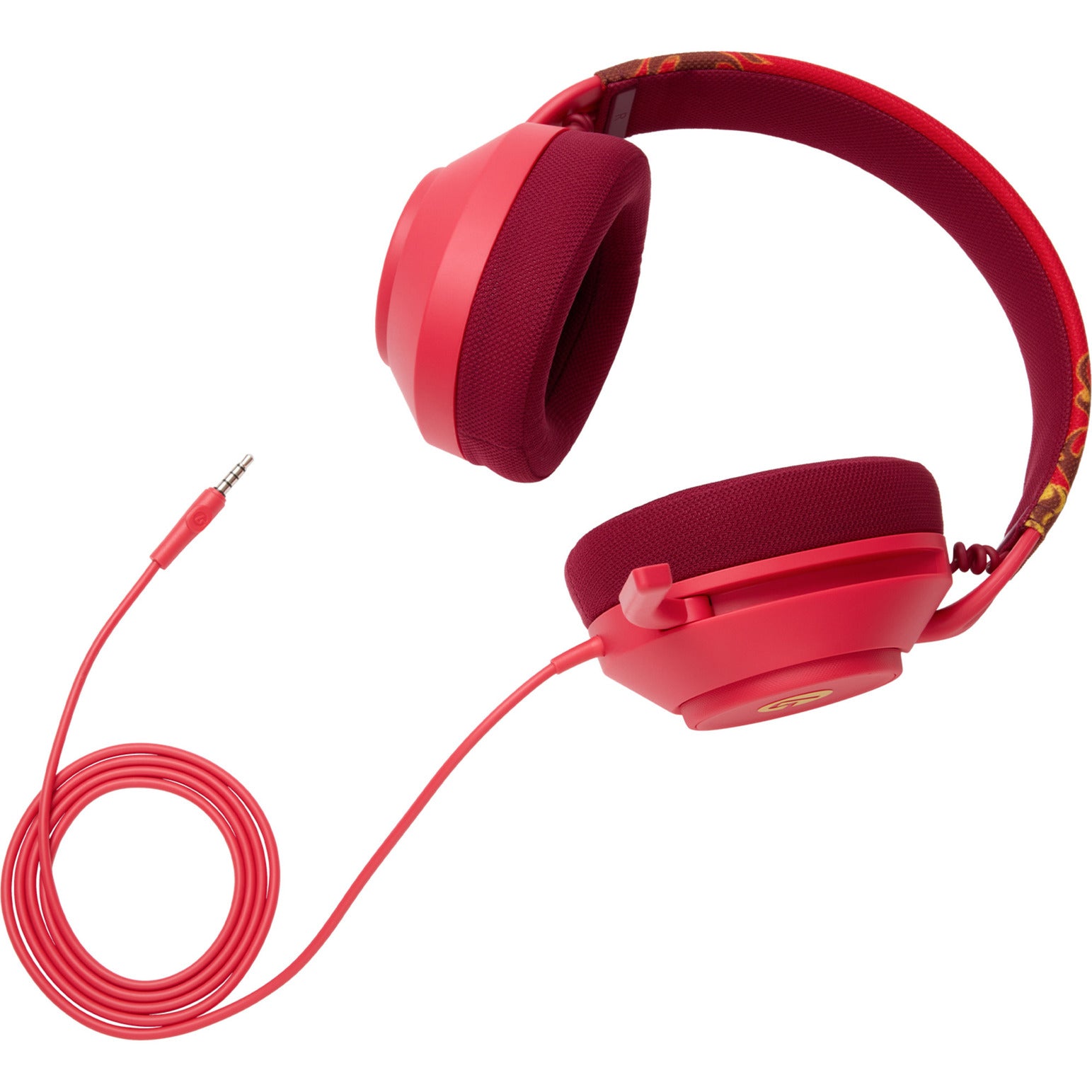 Powera lucidsound ls10x gen 2 bedrade gamingheadset voor xbox series x|s - rood vuur over-ear gaming headset (rood geel, xbox series x|s, xbox one, pc)