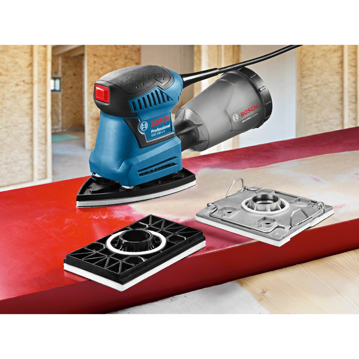 Bosch blauw gss 160-1 a multi 3 in 1 schuurmachine in l-boxx - 06012a2300