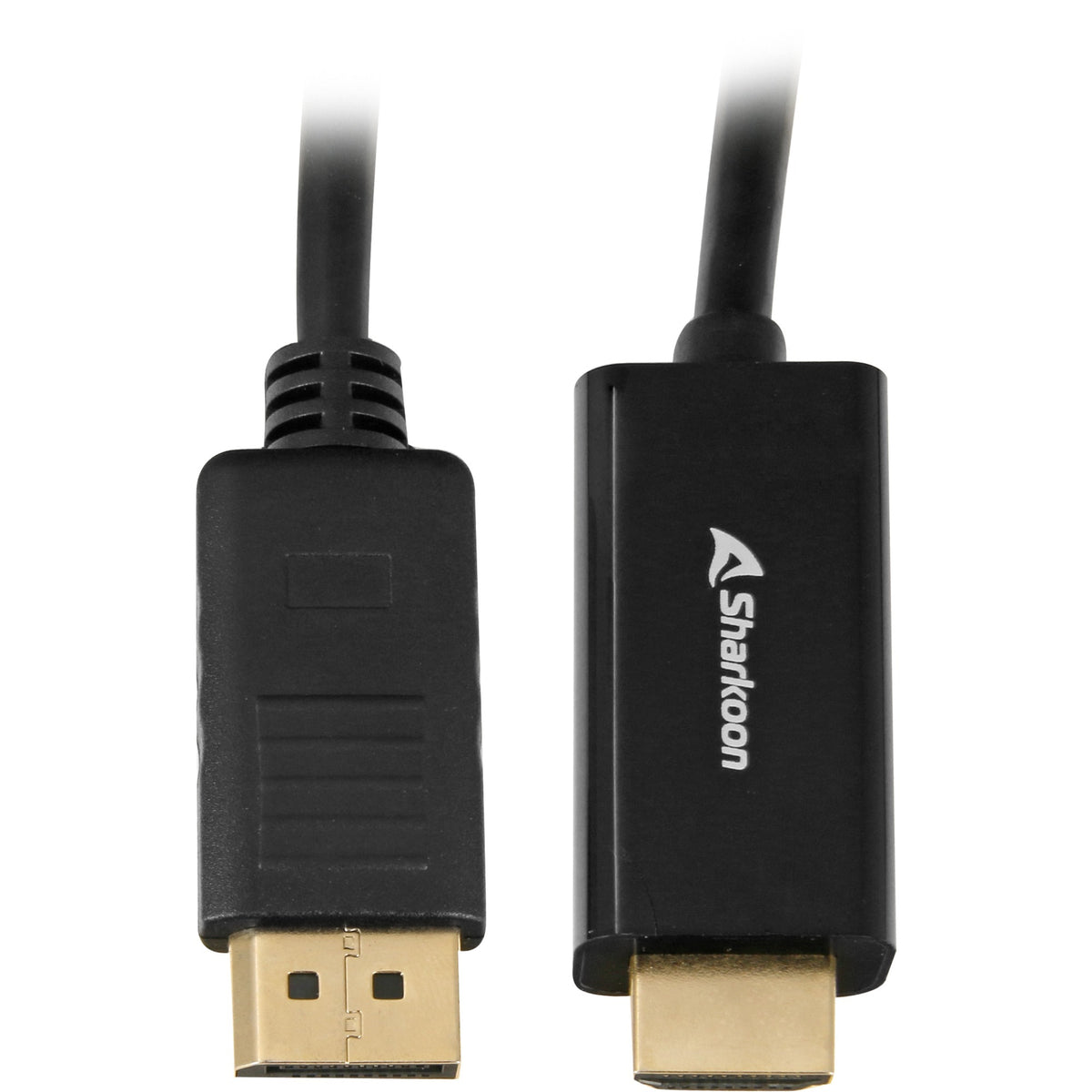 Sharkoon displayport 1.2 naar hdmi 2.0 adapterkabel (zwart, 1 meter, 4k)