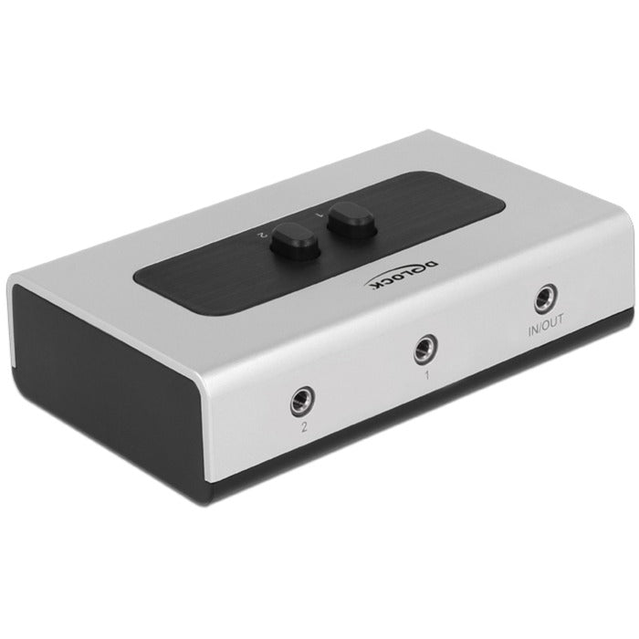 DeLOCK DeLOCK Switch Stereo Jack 3,5 mm 2 poorts handmatige bidirectionele