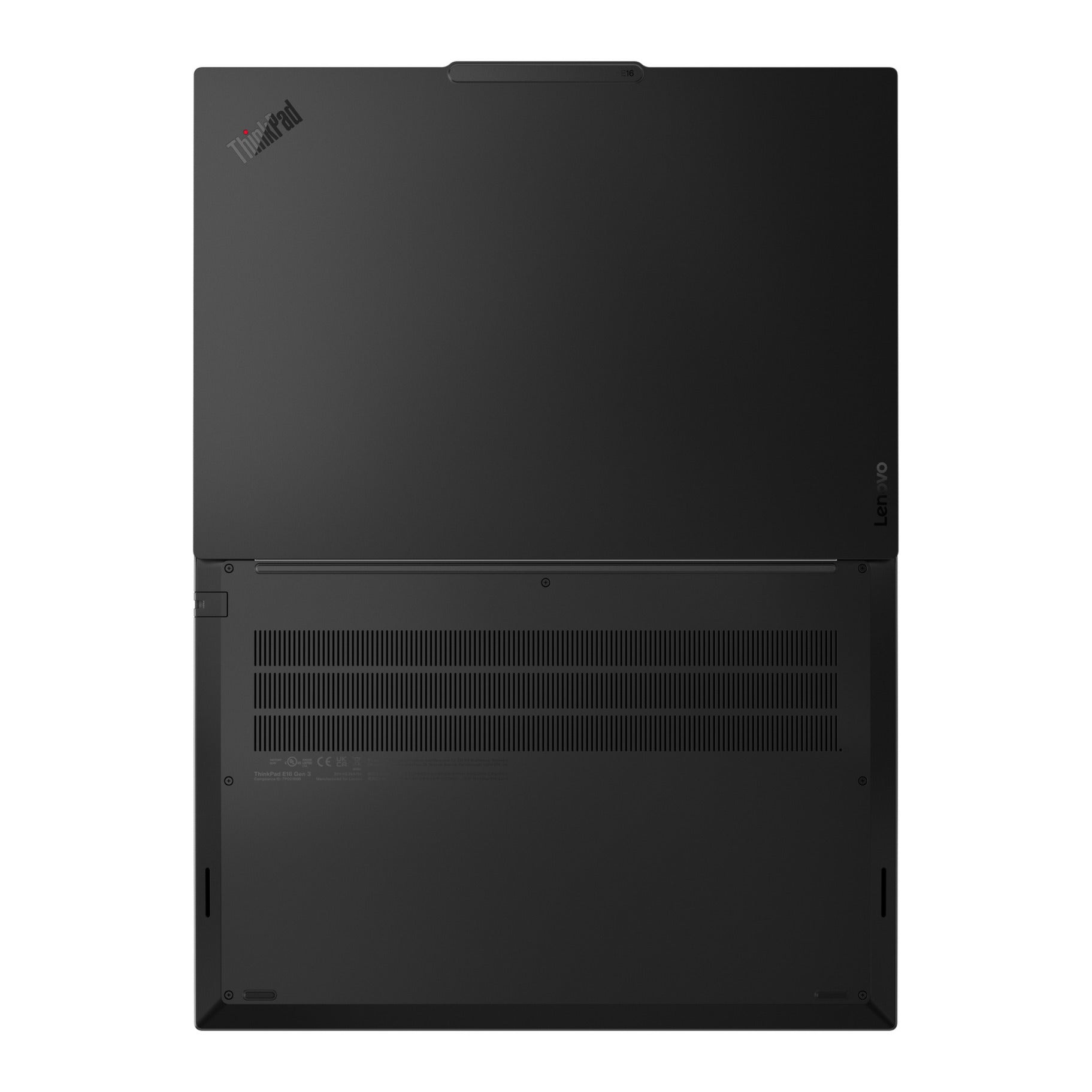 Lenovo thinkpad e16 gen 3 amd (21st005xmh) 16 laptop (zwart | ryzen 7 250 | radeon 780m | 32 gb | 1 tb ssd)