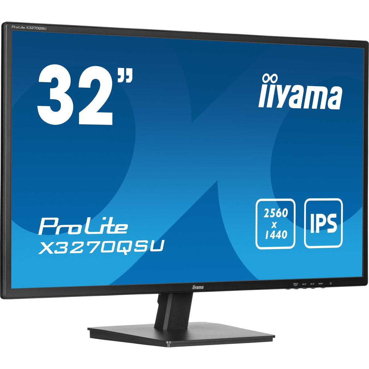Iiyama prolite x3270qsu-b1 31.5 monitor (zwart, 2x hdmi, displayport, 3x usb-a)