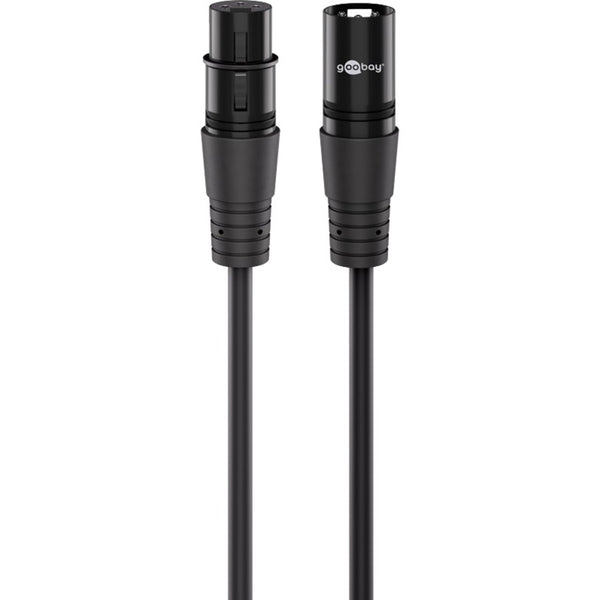 Goobay xlr-aansluitkabel (zwart, 20 meter)