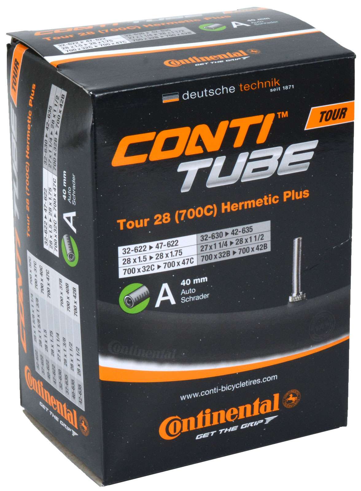 Continental slab hermetisch+ av17 42mm tour 28 inch (32-622 47-622) doosje