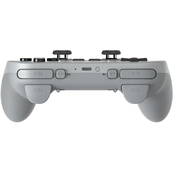 8bitdo pro 3 bluetooth gamepad (grijs zwart, switch 1 2, pc, android, 2.4 ghz bluetooth usb)