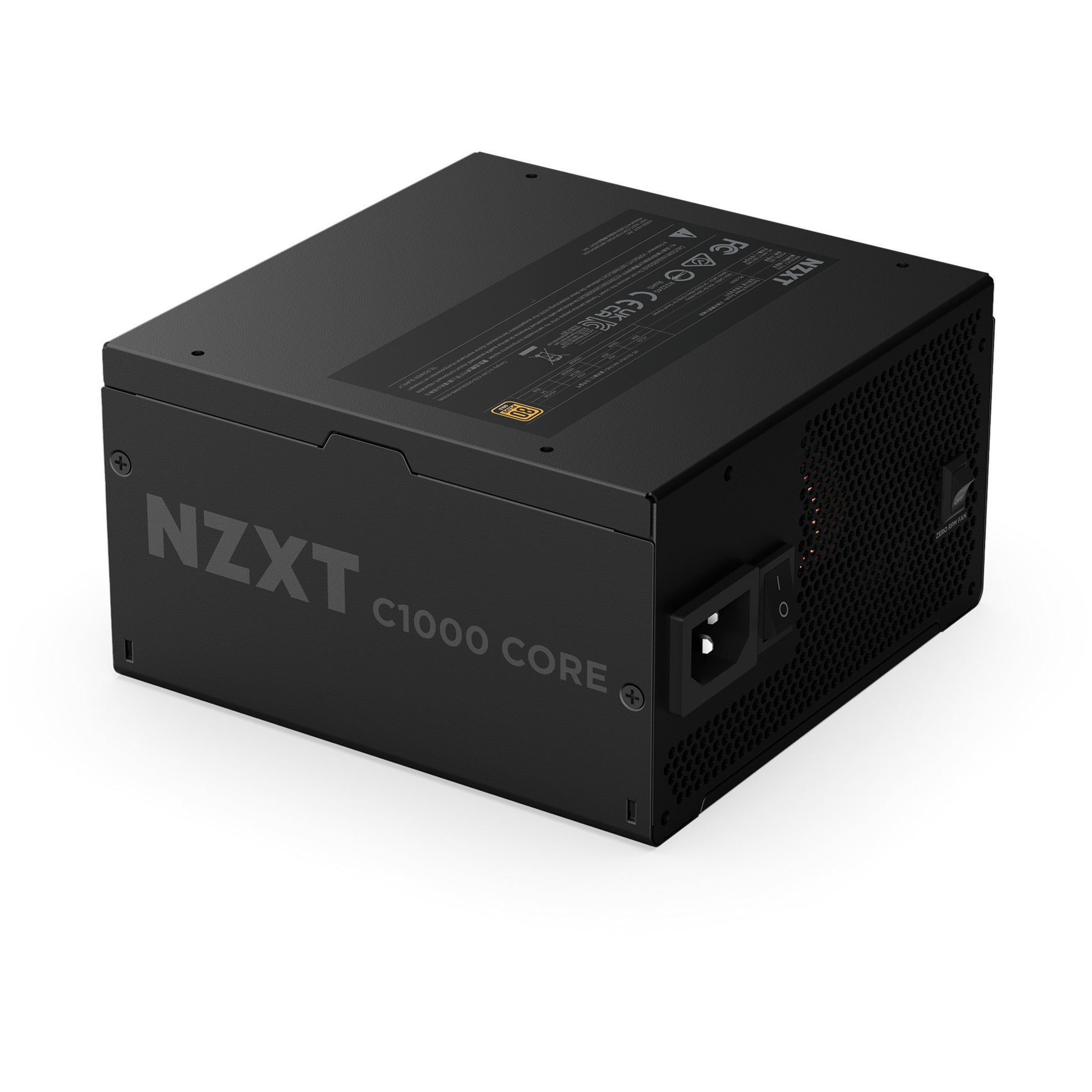 Nzxt c750 gold core modulaire 750 watt voeding (zwart, 1x 12v-2x6, 2x pcie)