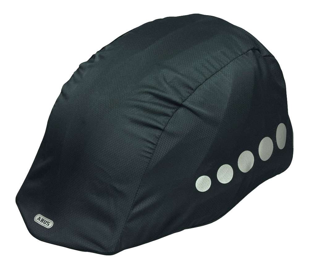 Universele zwarte regenhoes voGoud helmen - Abus